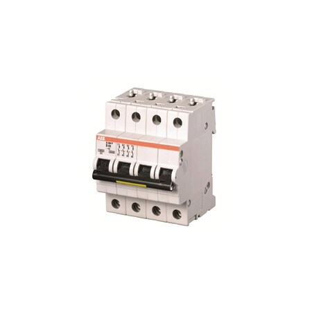 Abb MINI BREAKER S200P UL1077, 4 POLE 480/277V Z-TRIP, 20 AMP S204P-Z20